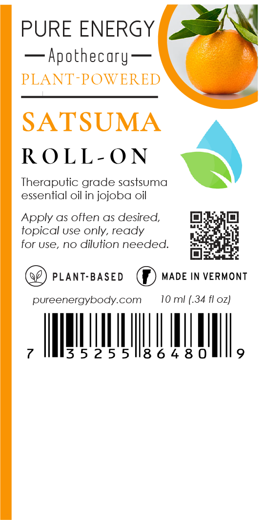 Aromatherapy Essential Oil Roll-On (Satsuma)-3