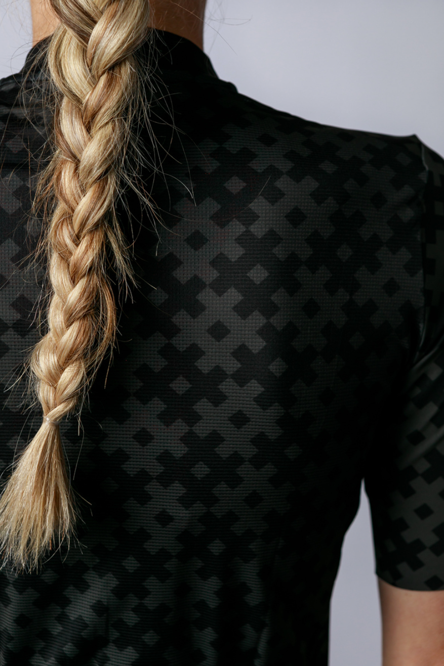 NOW ON SALE!!!  Women's ProSpec Rouleur SZ Jersey | #HashTag | Obsidian Black/Asphalt Gray-6