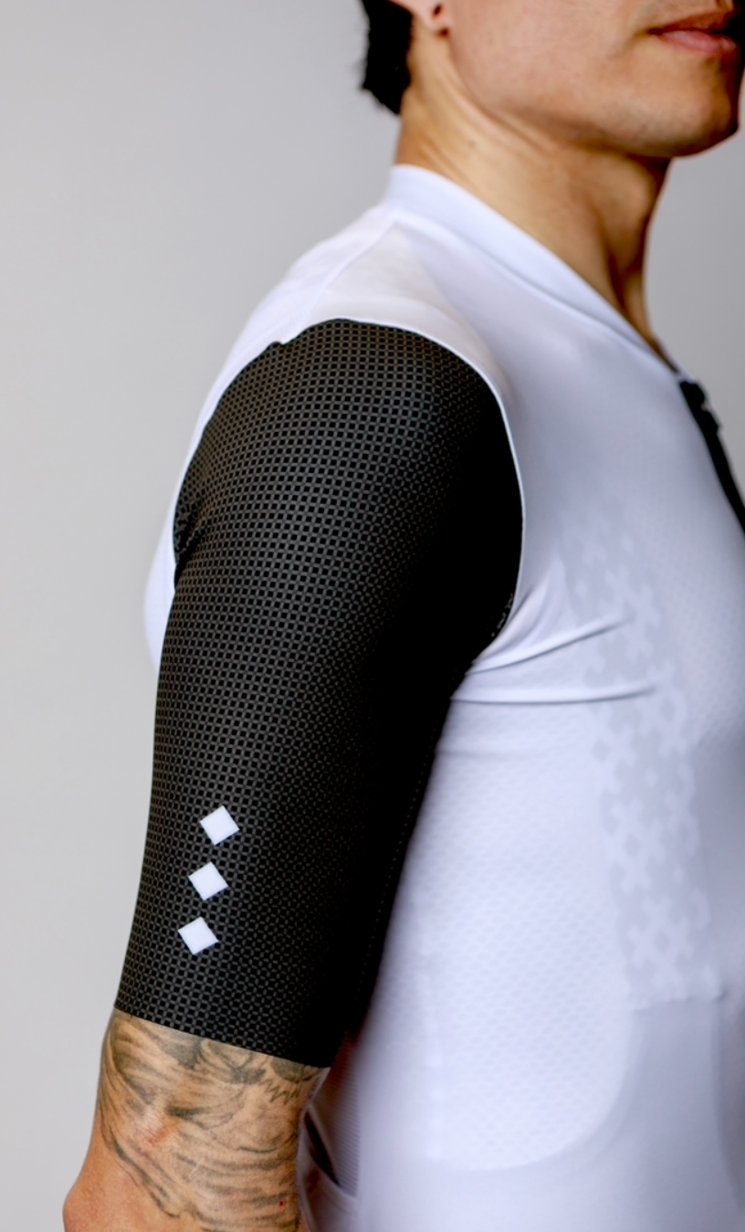 Men's ProSpec Rouleur SZ Jersey | TEAM ISSUE | WHITE with black CF-6