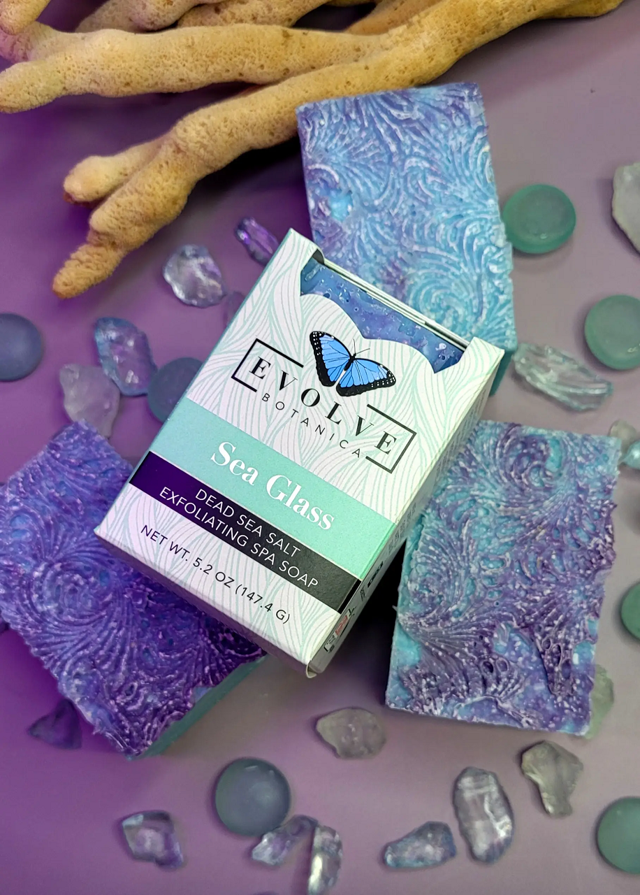 Specialty Soap - Sea GLass Salt Bar-1