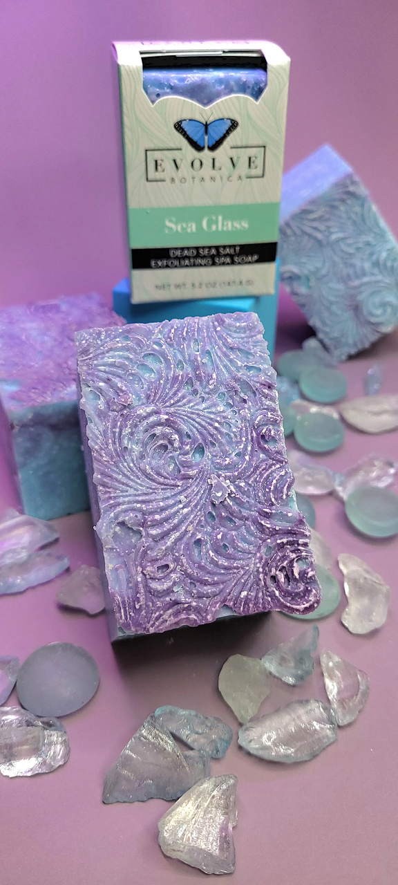 Specialty Soap - Sea GLass Salt Bar-2