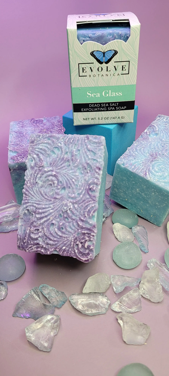 Specialty Soap - Sea GLass Salt Bar-3