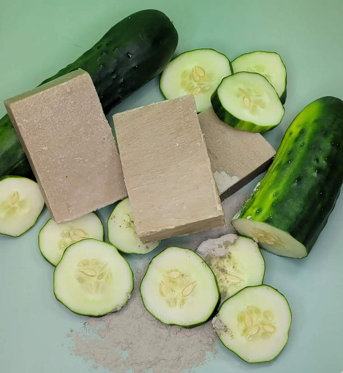 Standard Soap - Goddess Cucumber & French Green Clay (Facial Soap)-4