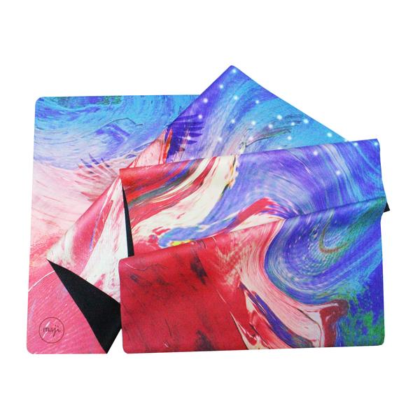 Suede & Natural Rubber Travel Yoga Mat-9