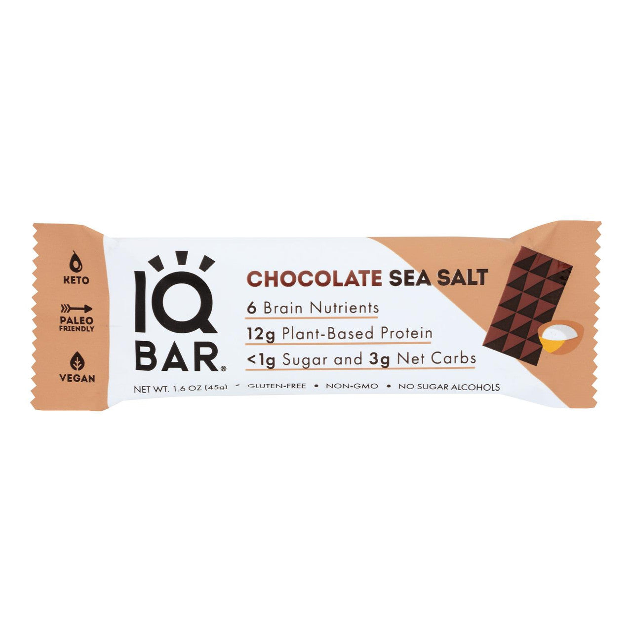 IQ BAR CHOC SEA SALT ( 12 X 1.6 OZ   )-0