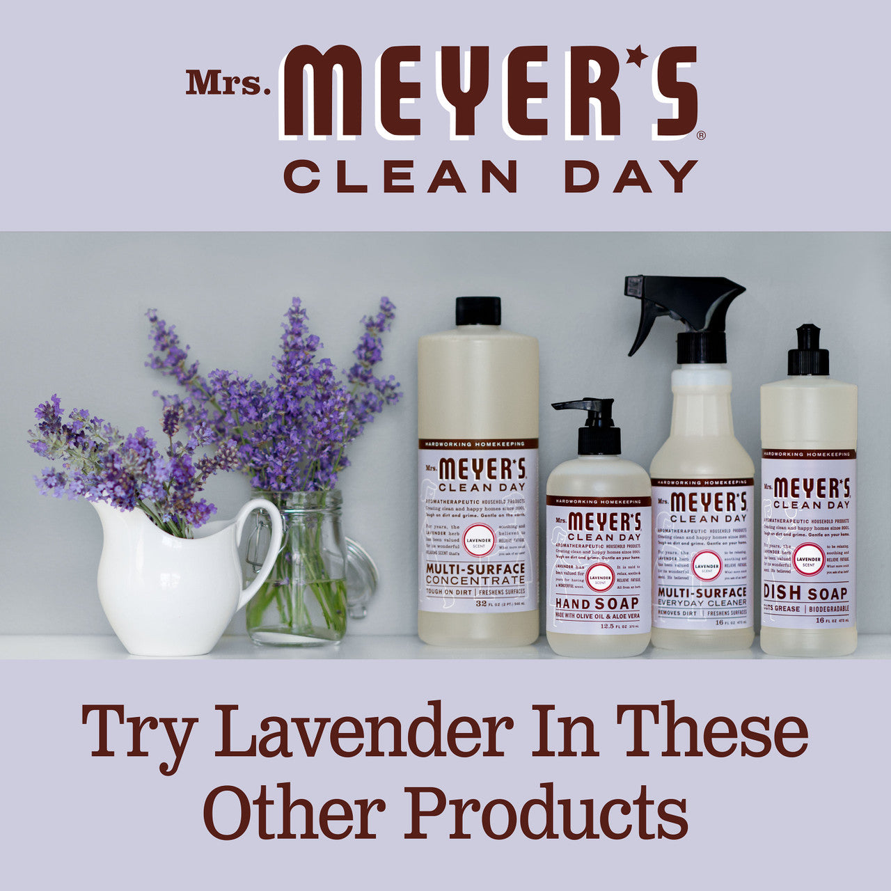 Meyers Lavender Liquid Dish Soap (6x16 Oz)-5