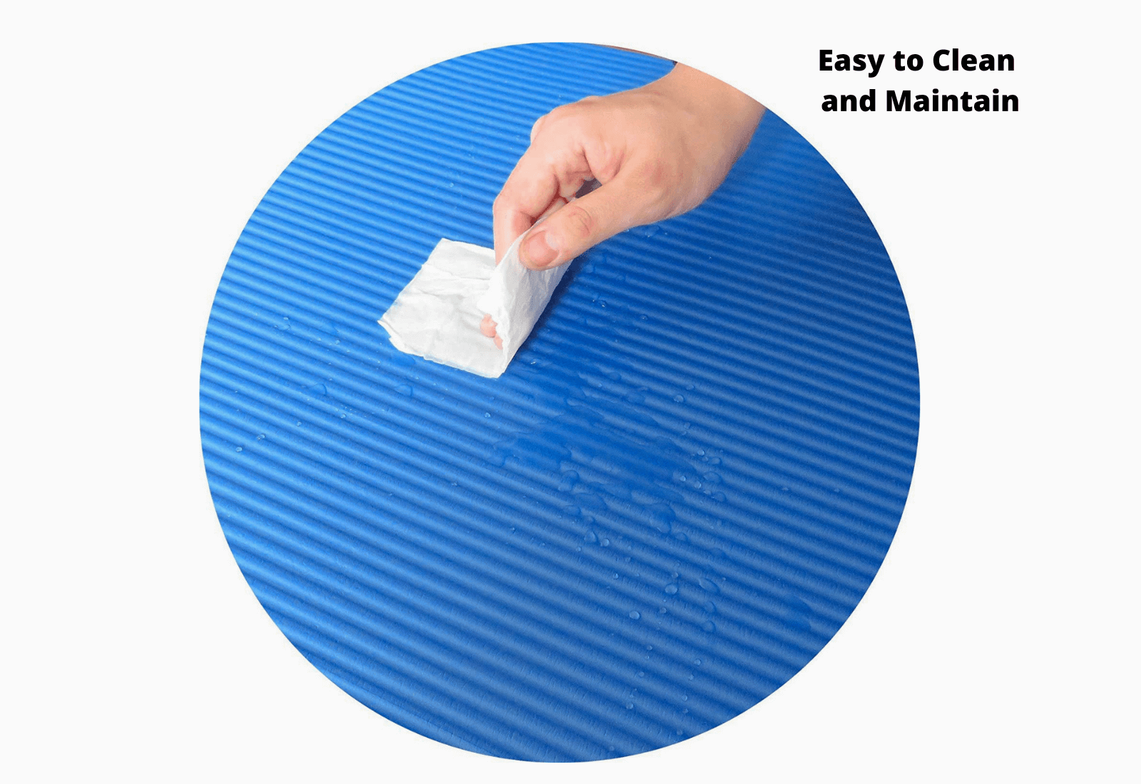 Thick Yoga and Pilates Exercise Mat with Carrying Strap-9