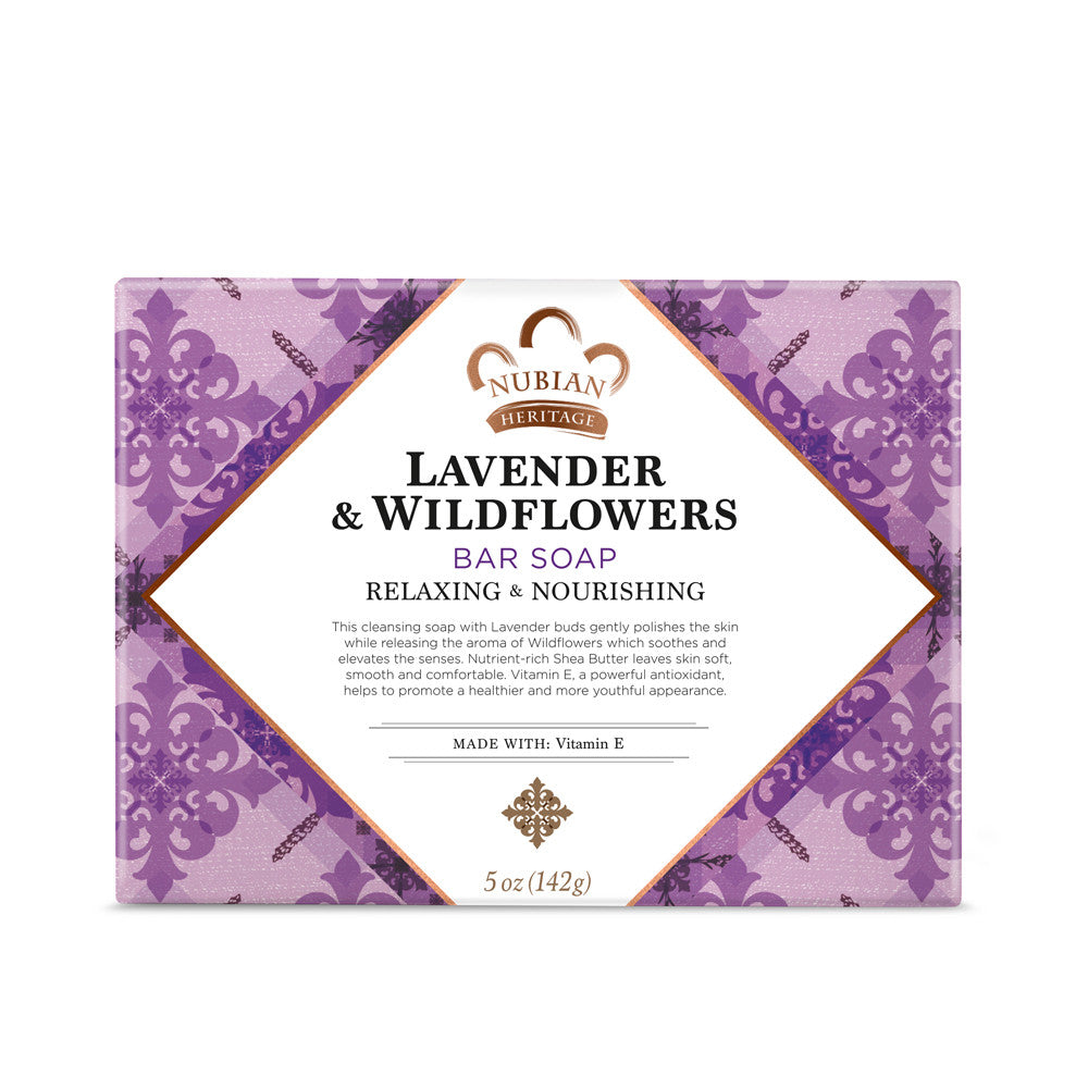 Nubian Heritage Lavendar Wild Flwr Soap (1x5OZ )-0