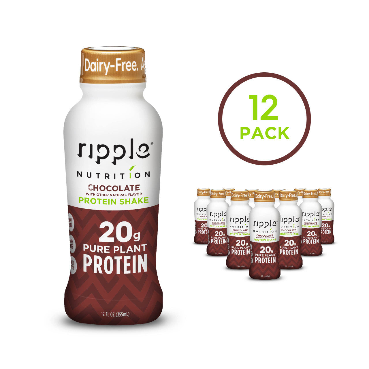 RIPPLE SHAKE RTD CHOC ND ( 12 X 12 OZ   )-0