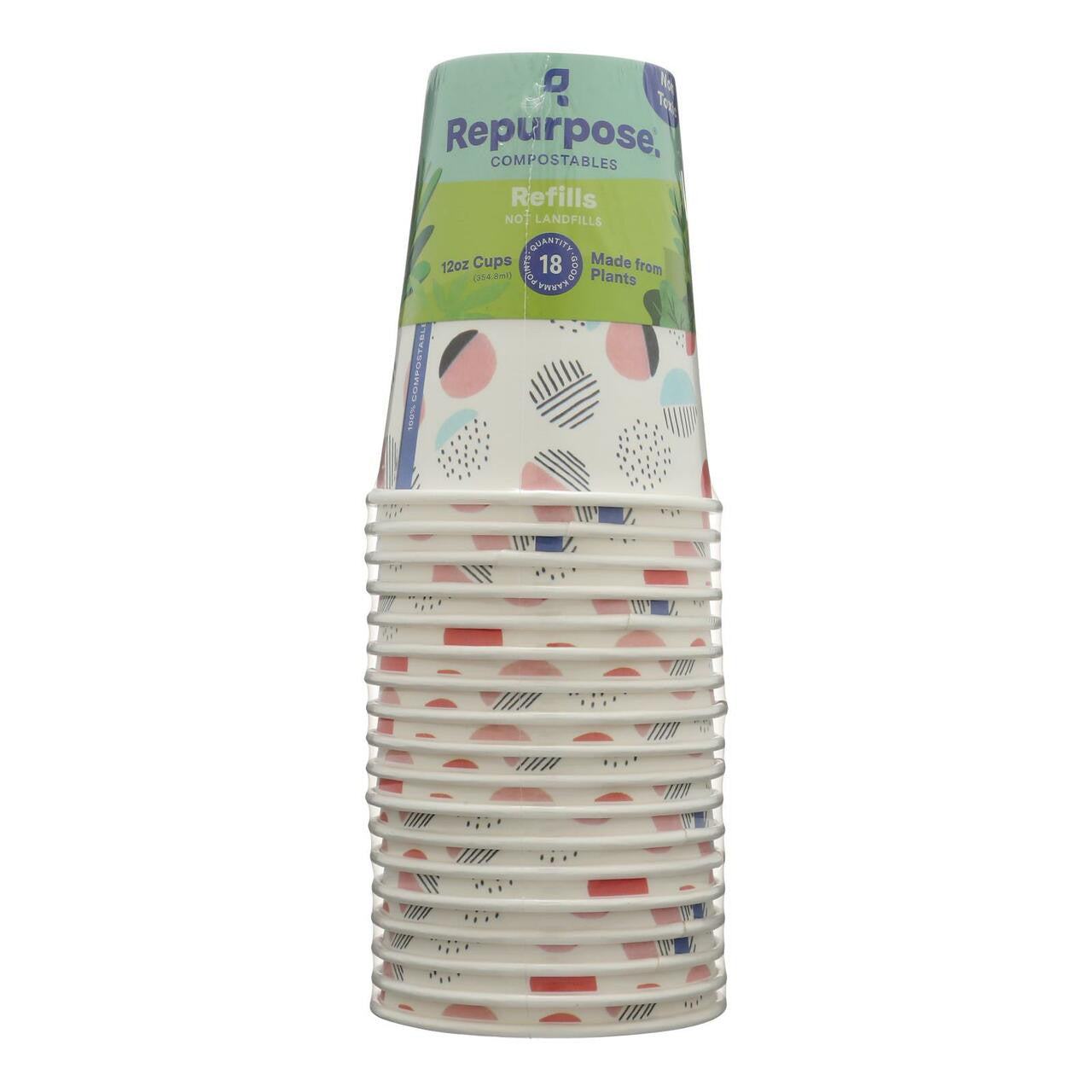RPURP 12 OZ CUPS ( 12 X 18 CT   )-1
