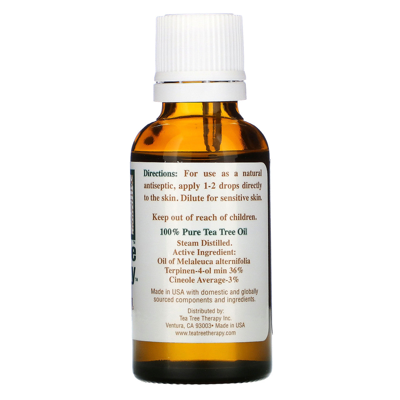 Tea Tree Therapy Pure Tea Tree Oil 30ml (1x1 Oz)-1