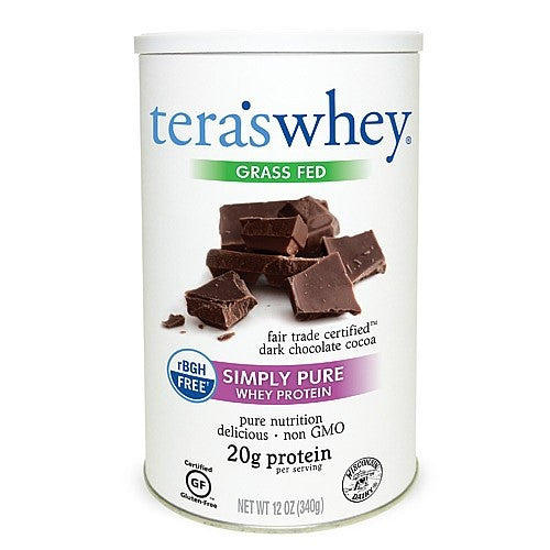 Tera's Whey rBGH Free Whey Protein Dark Chocolate Cocoa (1x12 OZ)-0