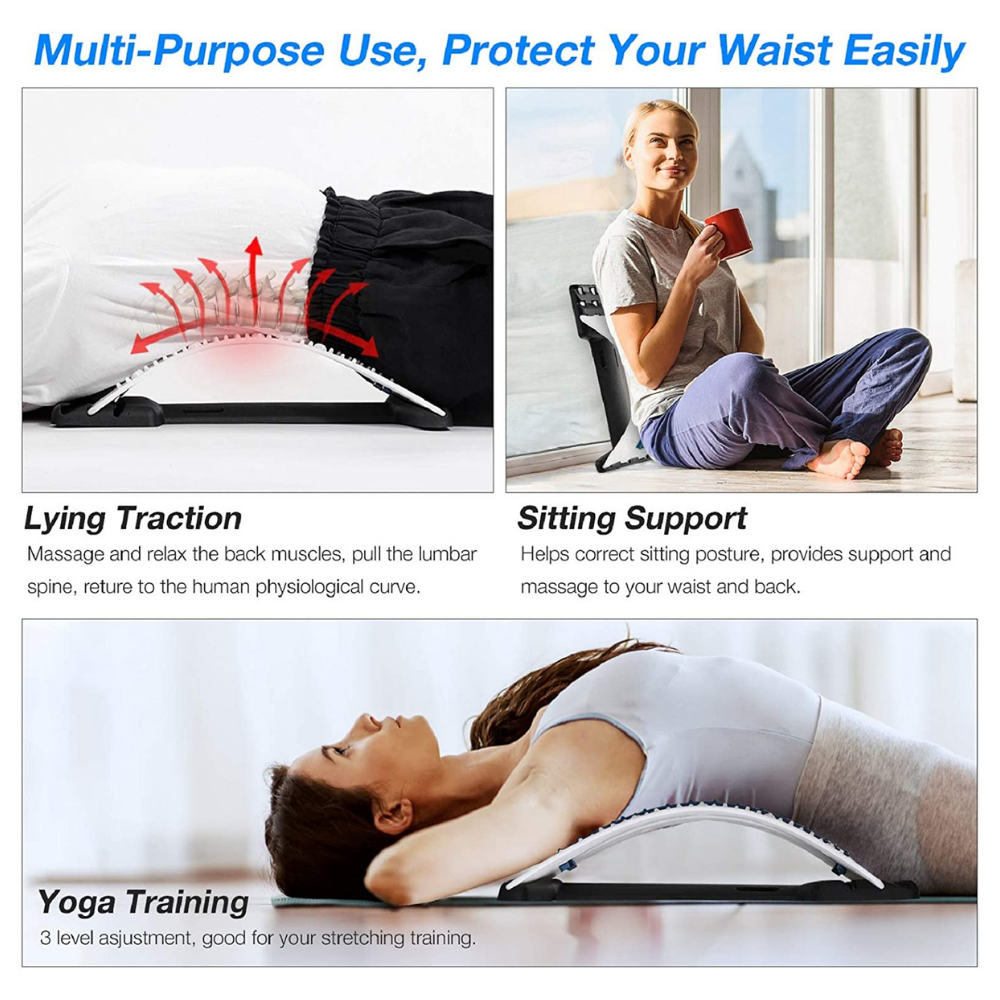 Multi-Level Arched Back Stretcher to Relieve Pain, Stiffness and Correct Posture-4