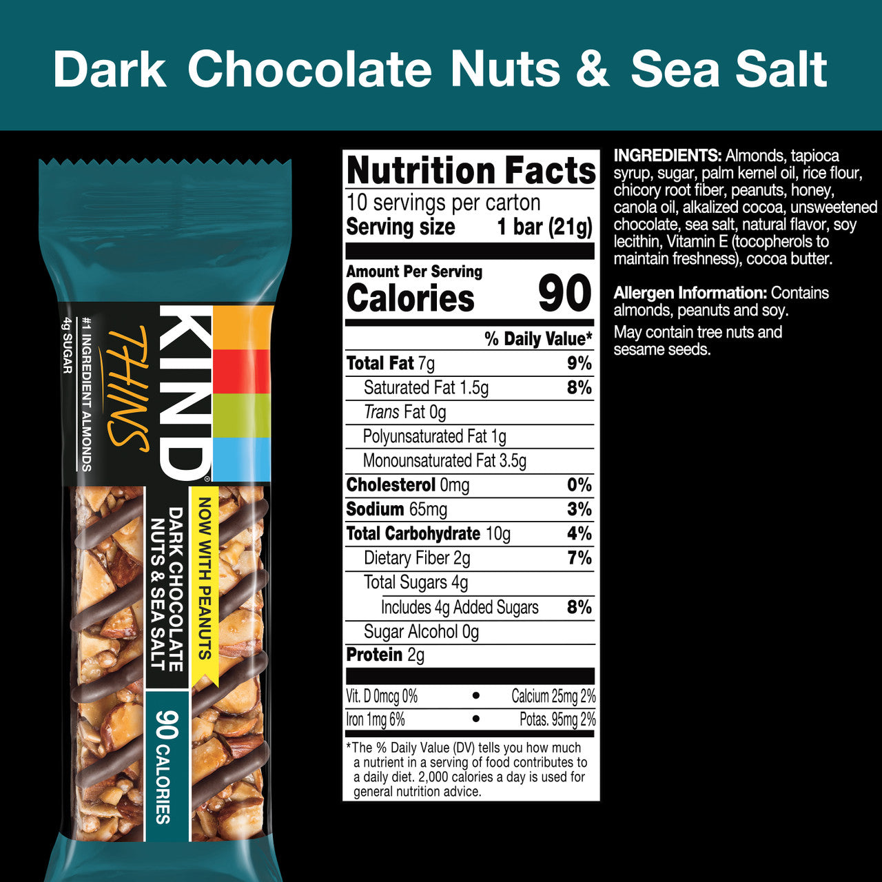 KIND THNS DKCHC NUT&PNUT ( 6 X 7.4 OZ   )-2