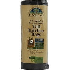 If You Care Tall Kitchen Bags With Handles (12x12 CT)-0