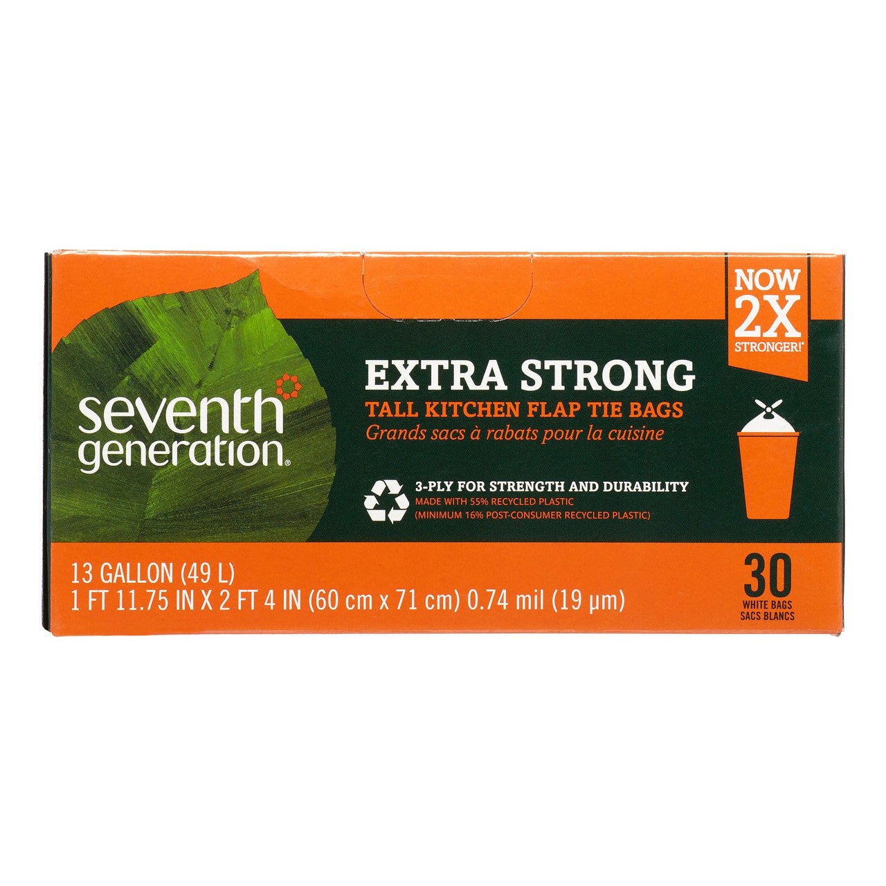 Seventh Generation Tall Kitchen Bag 13 Gal (1x30 CT)-0