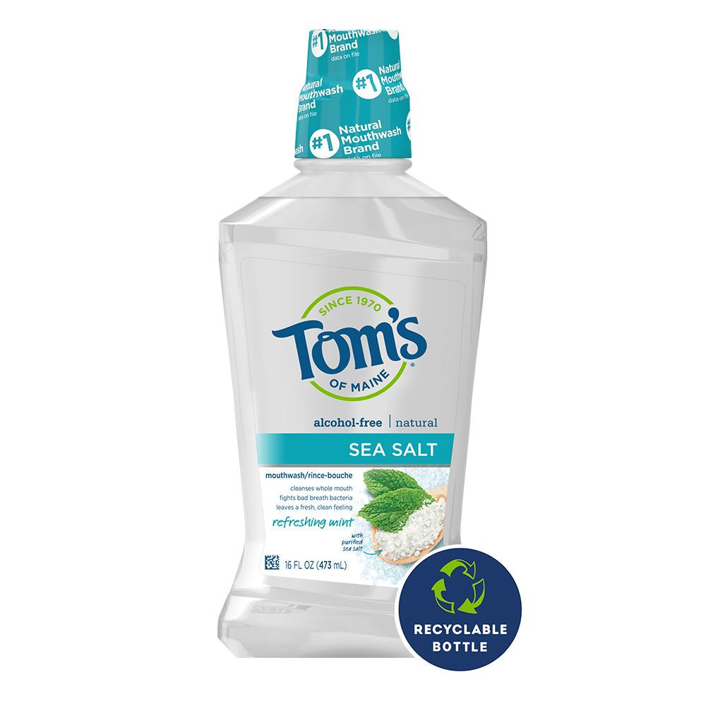 TOMS MINT SSALT MTHWSH ( 1 X 16 OZ   )-1