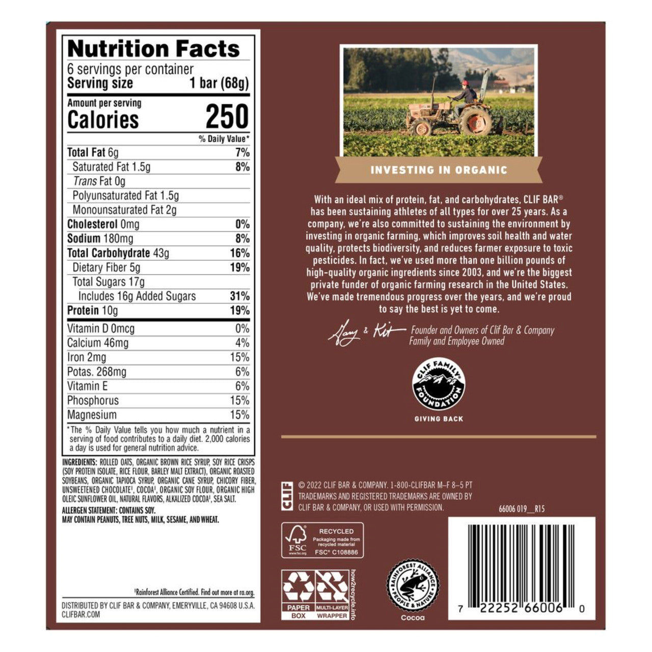 OG3 CLIF CHOC BRWNI BAR ( 6 X 6 PACK )-3