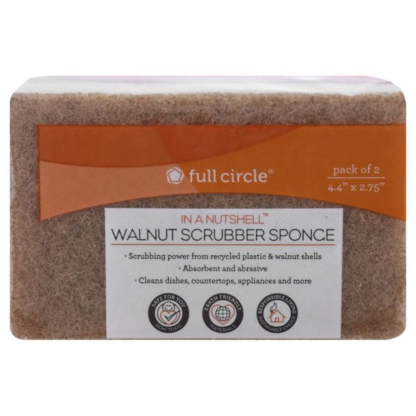 FCHME WALNT SCRBR SPONGE ( 6 X 2 CT   )-0