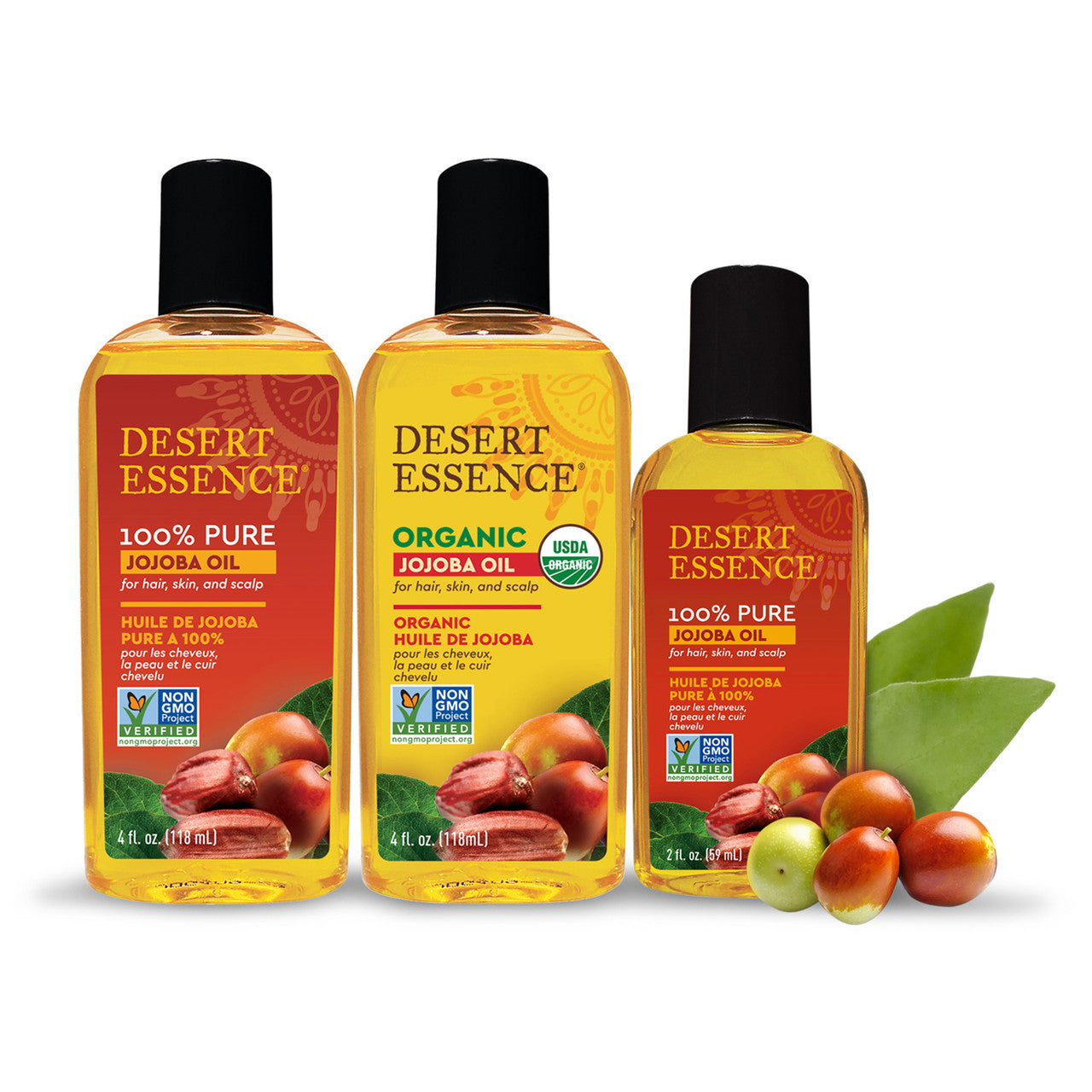 Desert Essence Jojoba Oil 100% Pure (1x2 Oz)-8
