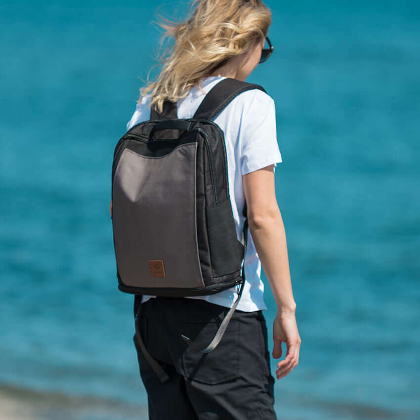 CITYC Laptop 2 in 1 Backpack Wet Road-11