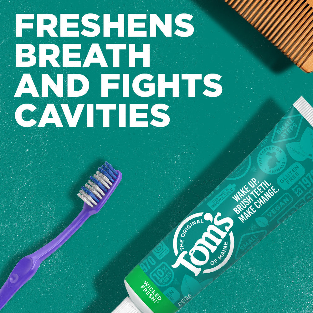 Tom's Of Maine Wicked Fresh! Peppermint Toothpaste (6x4.7 Oz)-1