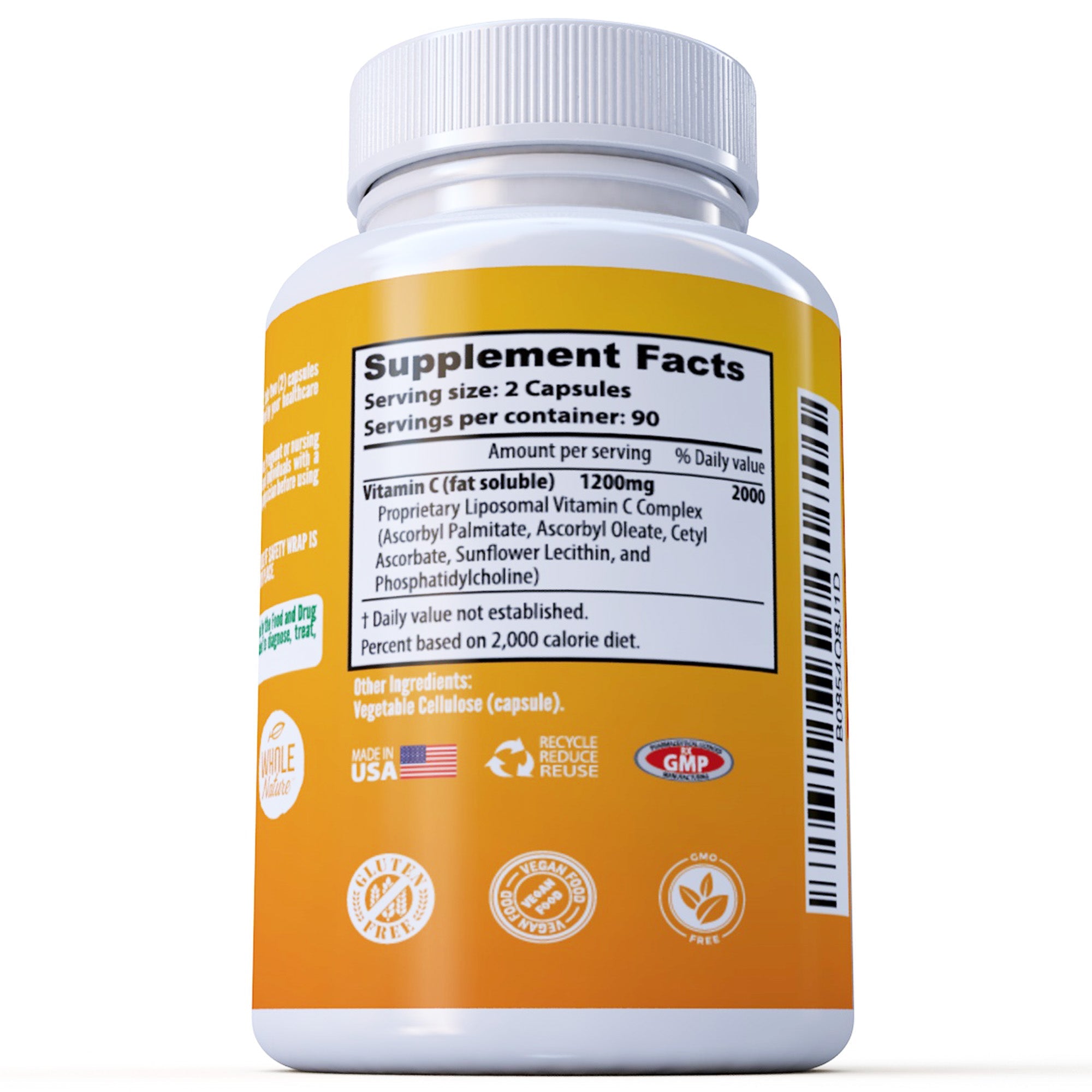 Whole Nature Liposomal Vitamin C  1200 mg-5