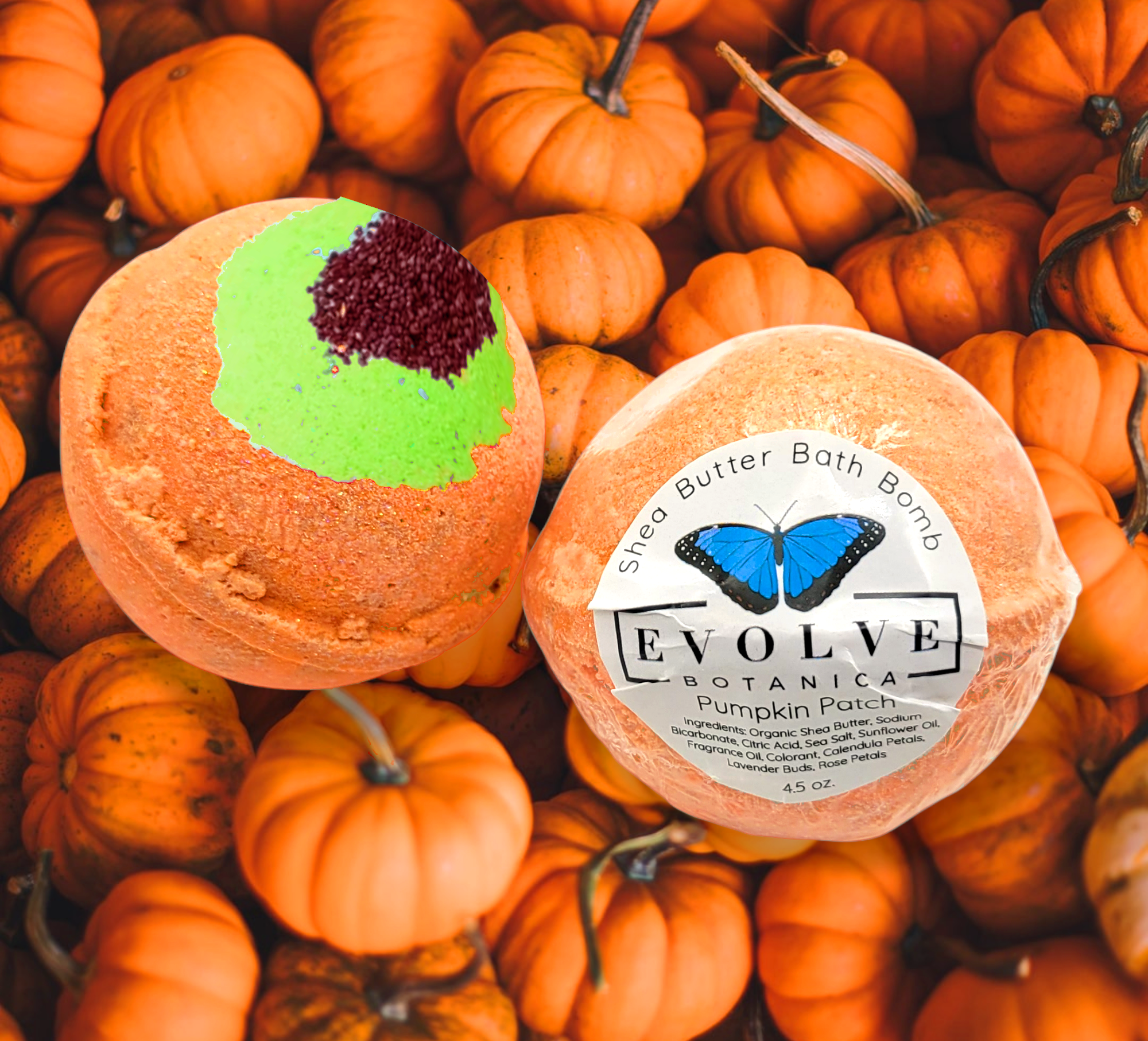 Bath Bomb - Pumpkin Patch-1