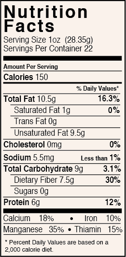 Triple Omega Superseed Mix - Chia Flax & Sesame Superfood Jar-2